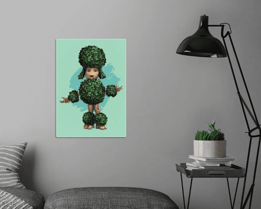 Groot ‘Hair Day’ Displate / shop it <a href=https://displate.com/displate/5652338>here</a>