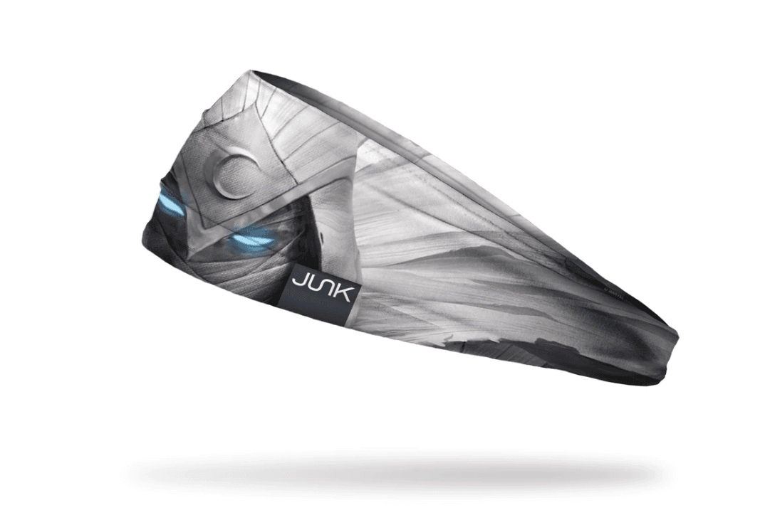 Moon Knight Avatar headband / shop it <a href=https://www.junkbrands.com/products/moon-knight-avatar-headband>here</a>