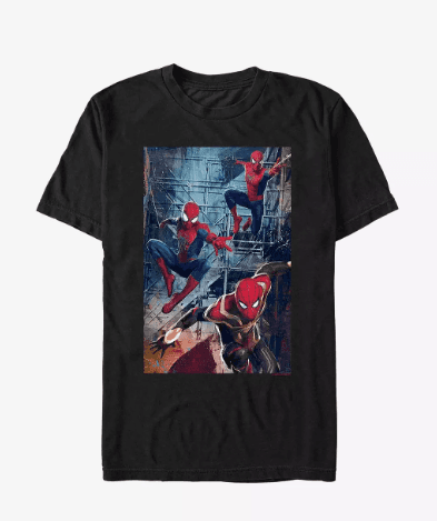 Marvel Spider-Man: No Way Home Spidey Attack T-Shirt