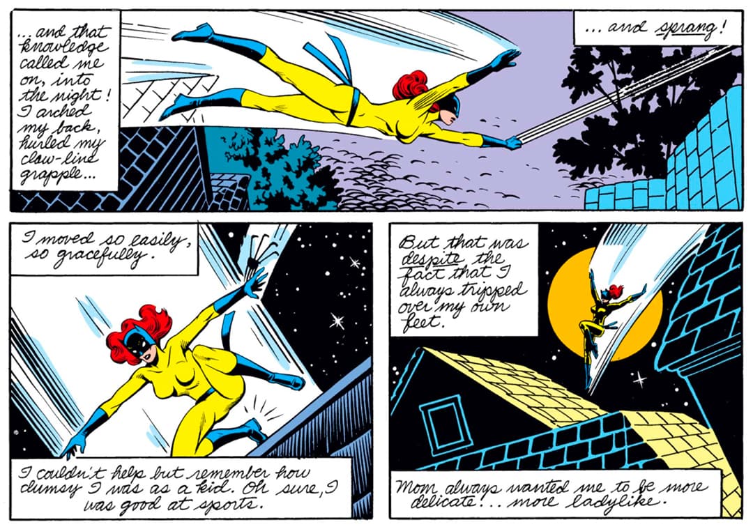 Hellcat discovering her powers