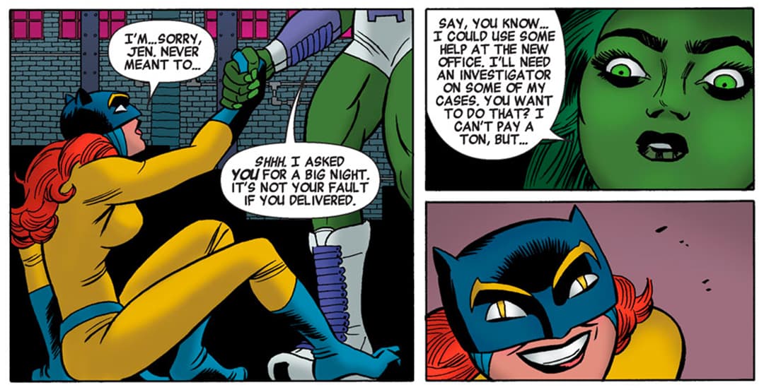 Hellcat and She-Hulk