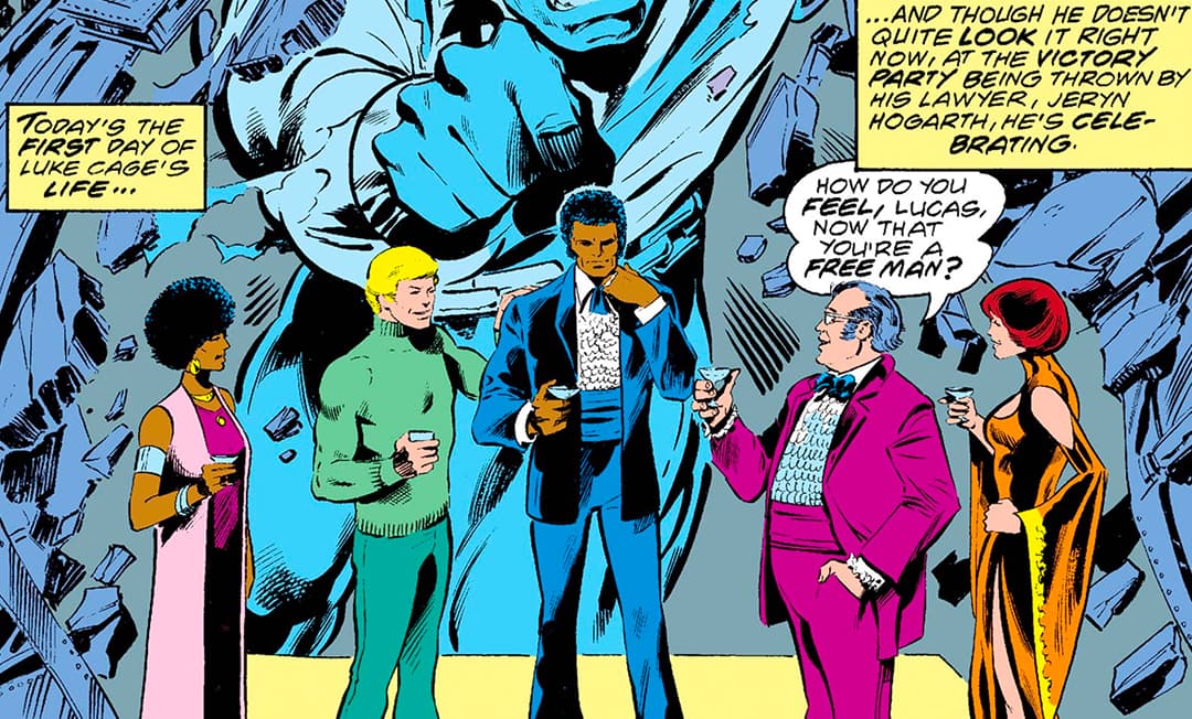 Jeryn, Luke and Danny celebrating Luke's newfound freedom