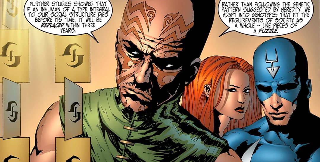 Karnak with Medusa and Black Bolt