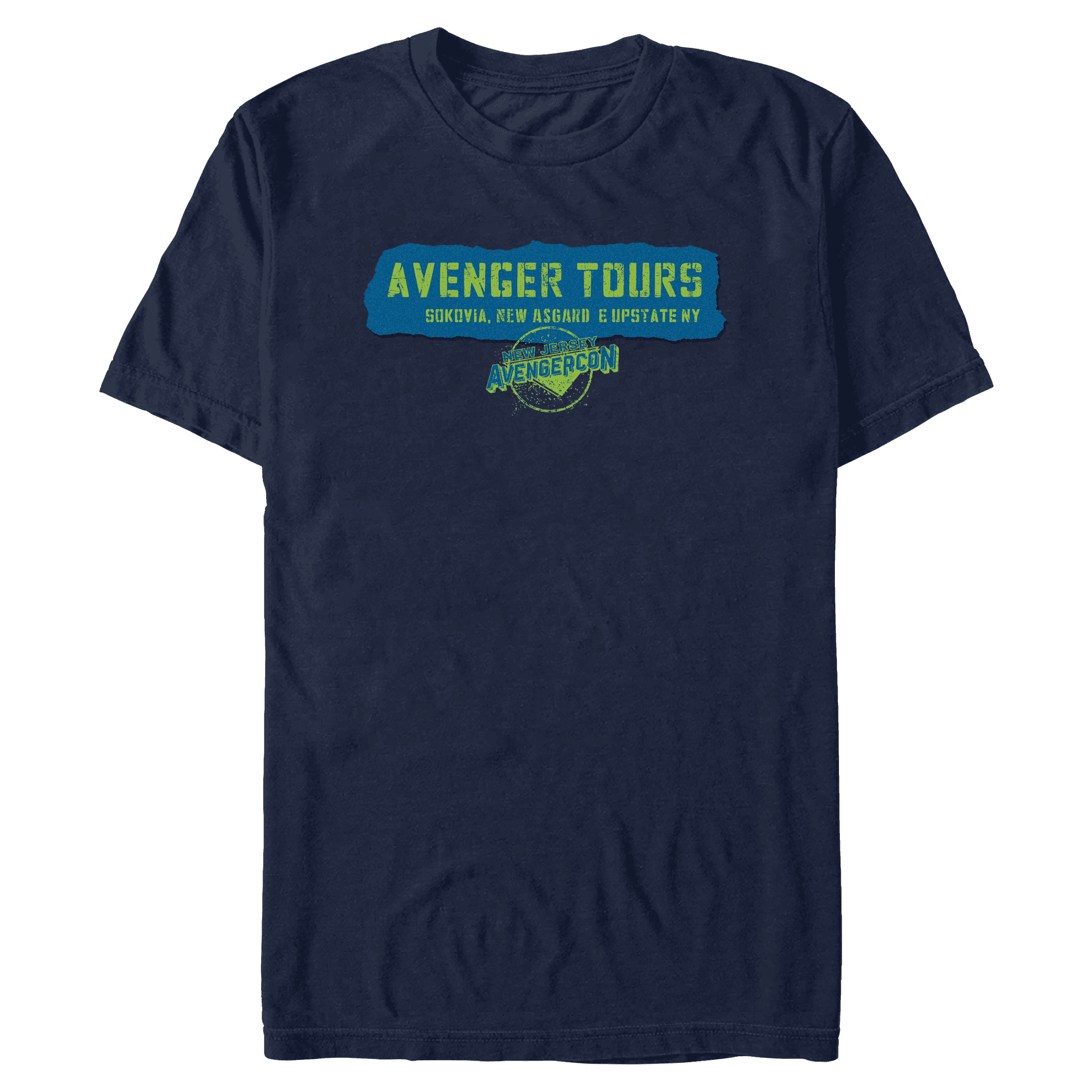 Avenger Tours t-shirt / shop it <a href=https://www.amazon.com/Marvel-Avenger-Tours-Avengercon-T-Shirt/dp/B09YT278WJ?ref_=ast_sto_dp&th=1&psc=1>here</a>