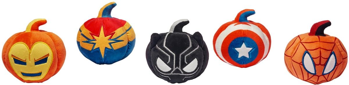 Halloween Heroes pumpkins / shop it <a href=    https://www.chewy.com/marvel-s-halloween-heroes-pumpkin/dp/294286>here</a>