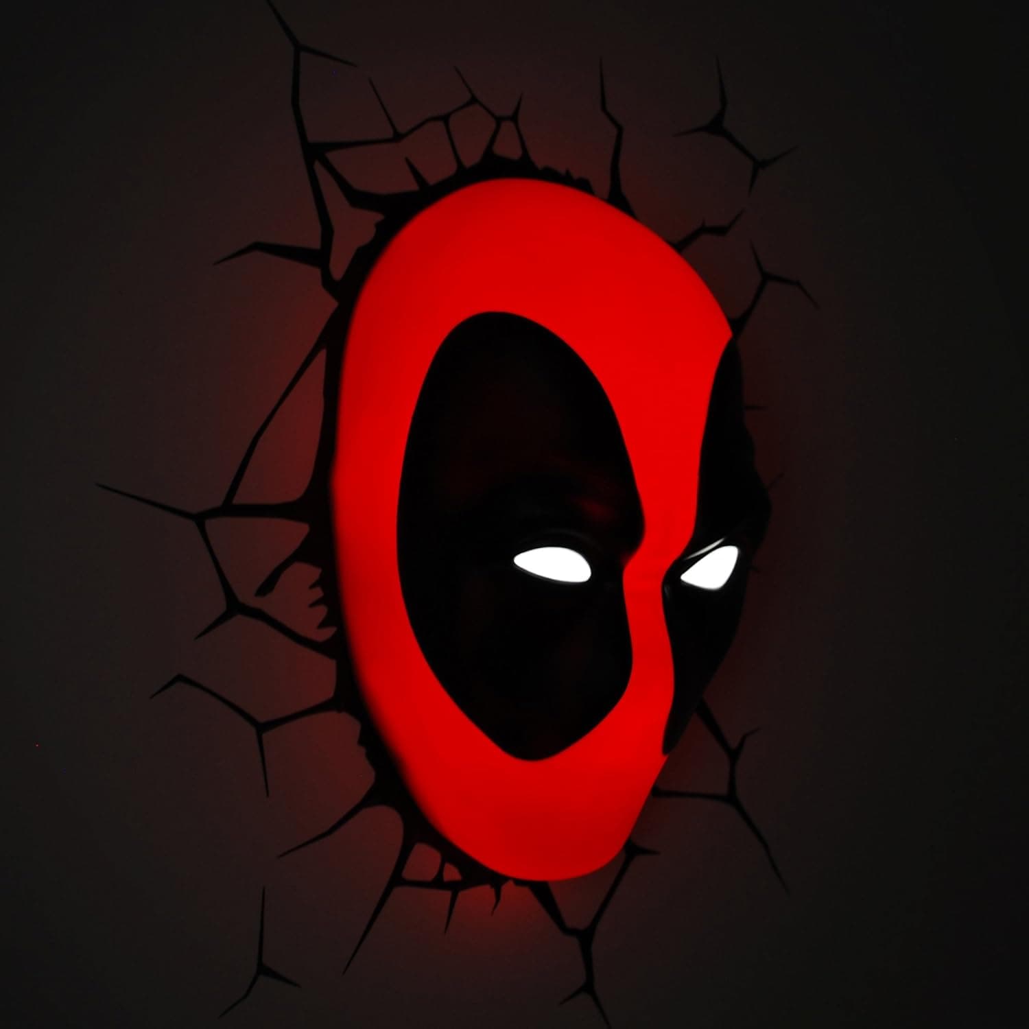 Marvel Deadpool Mask 3D Deco Plastic Light
