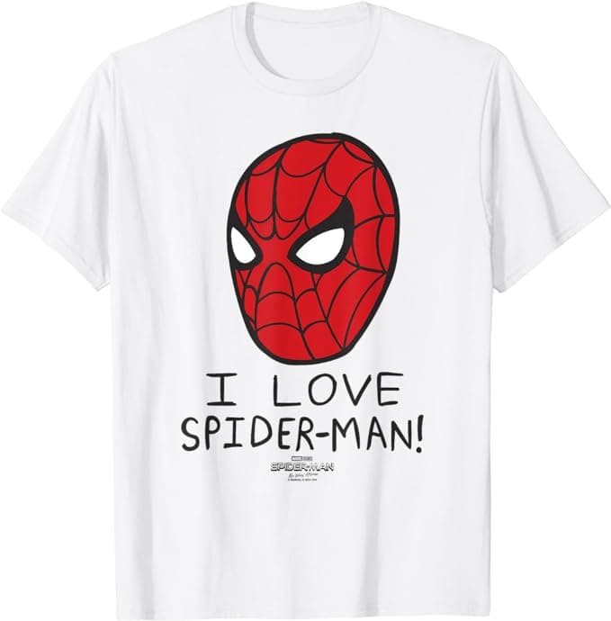 Marvel Spider-Man: No Way Home I Love Spider-Man Poster T-Shirt