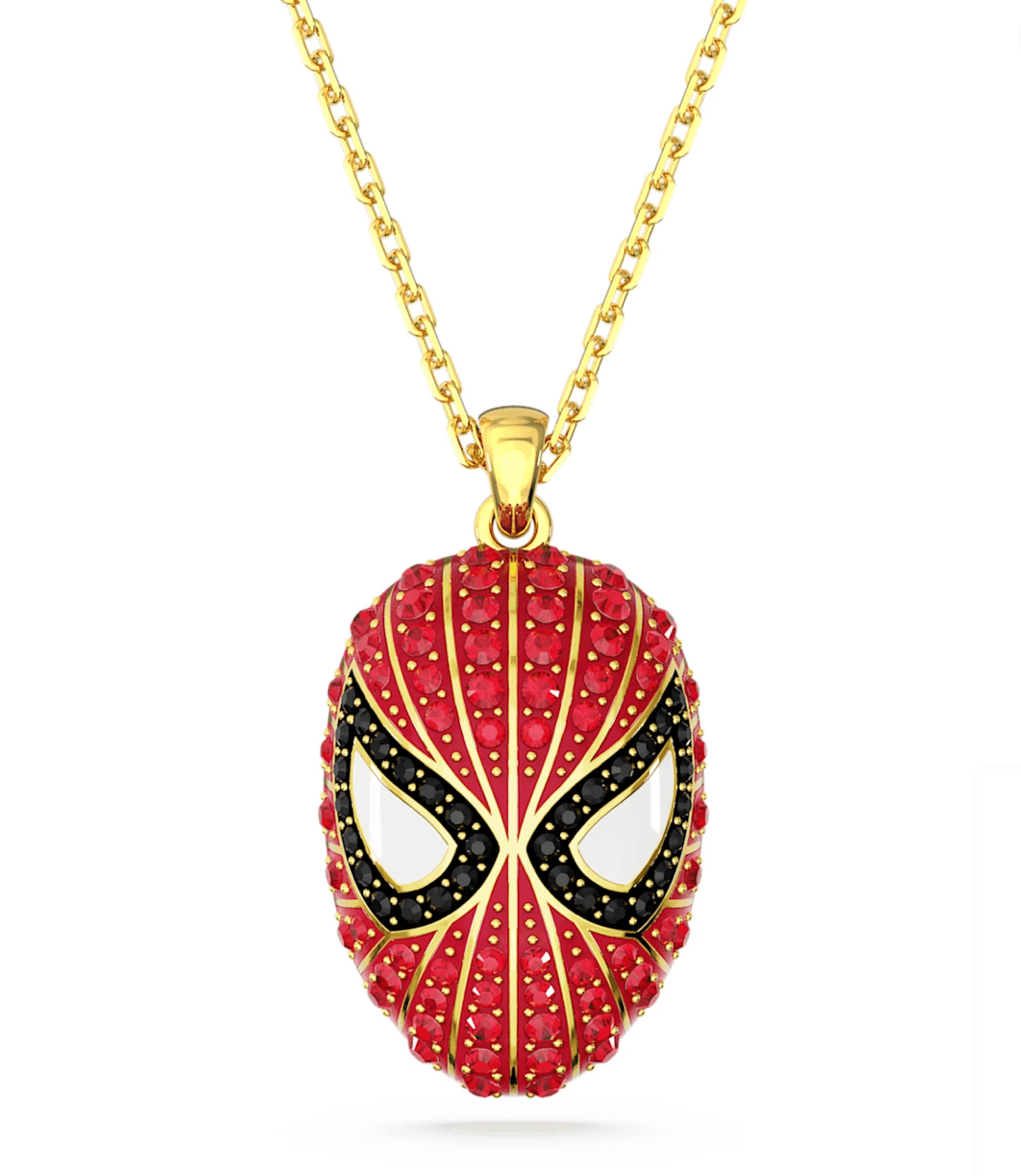 <a href="https://www.swarovski.com/en-US/p-5650576/Marvel-Spider-Man-pendant-Red-Gold-tone-plated/">SHOP IT HERE</a>