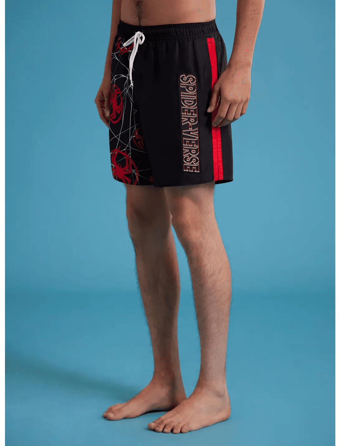 Marvel Spider-Man: Across The Spider-Verse Miles Split Swim Trunks