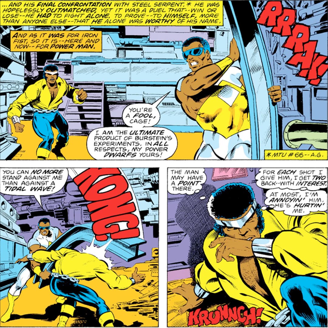 Bushmaster fighting Luke Cage