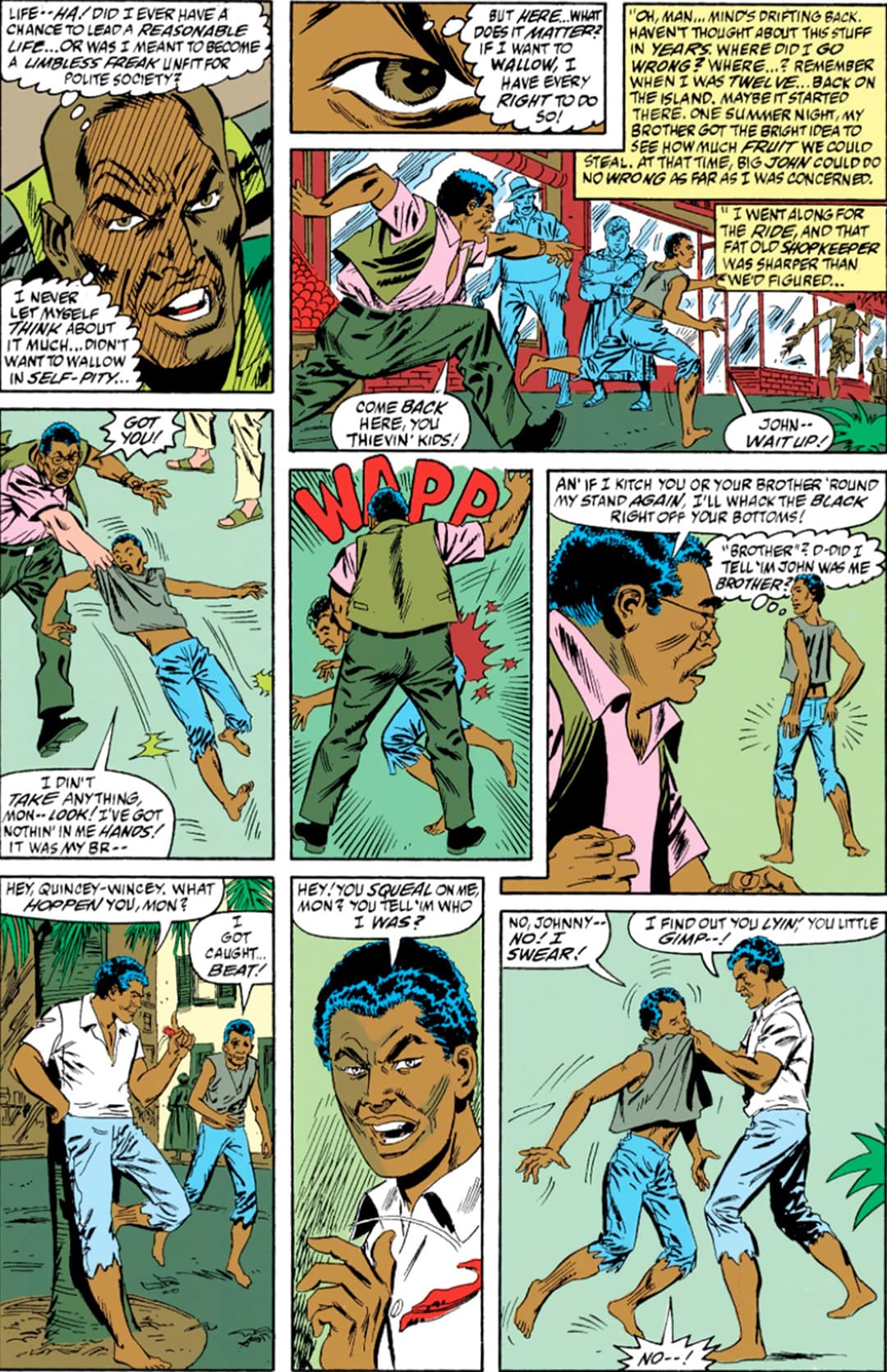 John Bushmaster comic panel