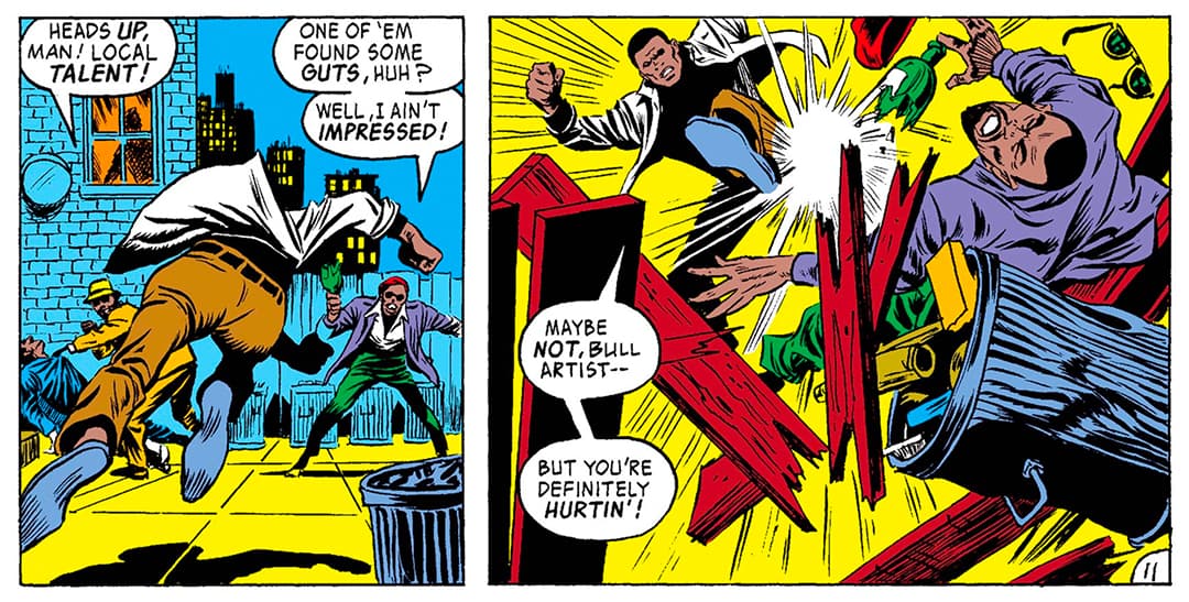 Shades in a gang fight