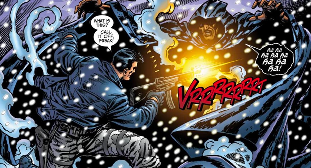 Cloak uses powers against enemy.