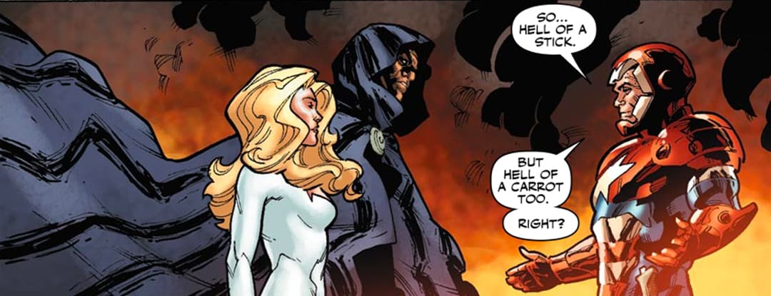 Cloak did Luke Cage a favor by transporting the New Avengers to Stark Tower so they could steal a jet from Tony Stark.