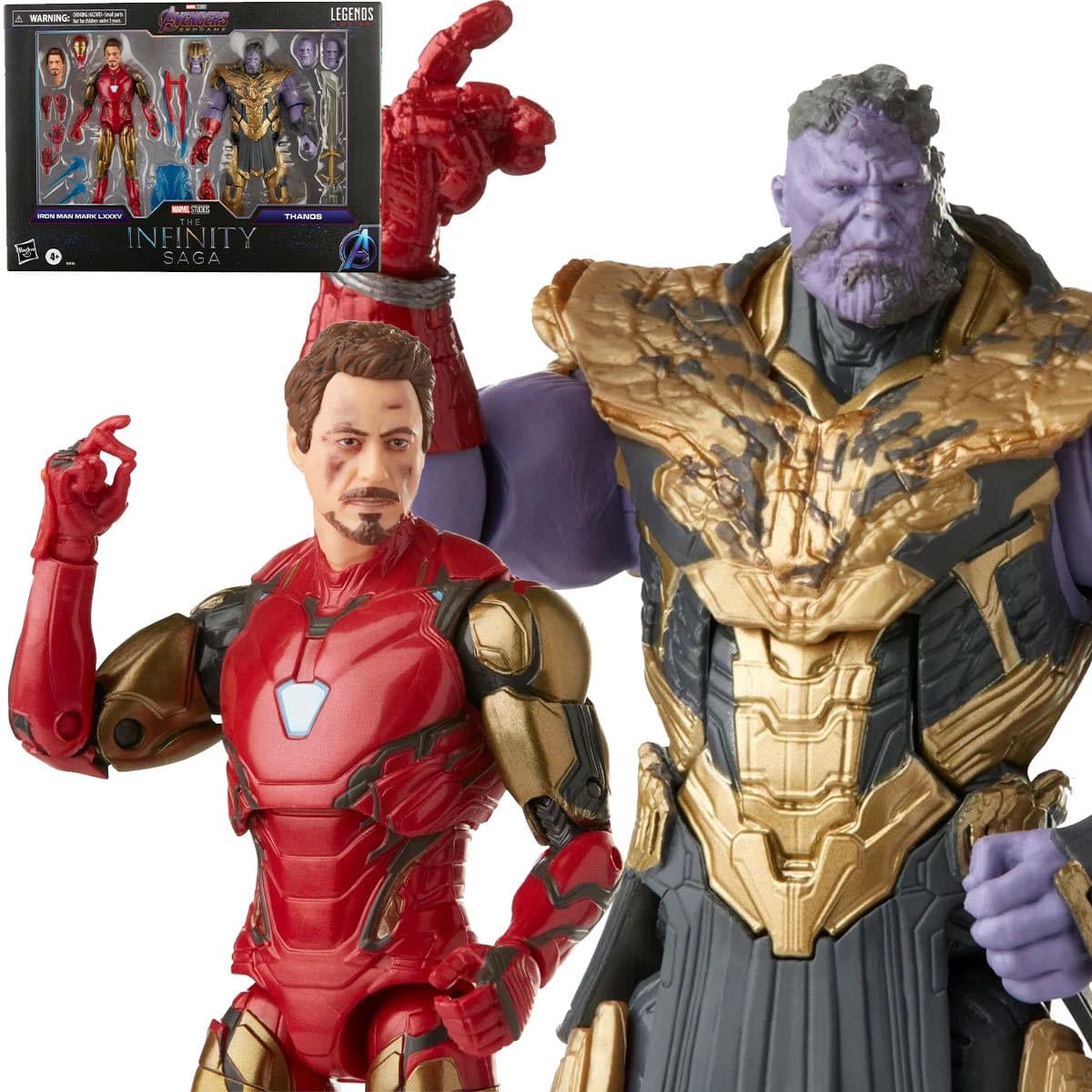 Shop it <a href=https://www.entertainmentearth.com/product/marvel-legends-infinity-saga-avengers-endgame-iron-man-85-vs-thanos-6inch-action-figures/hsf0192>here</a>