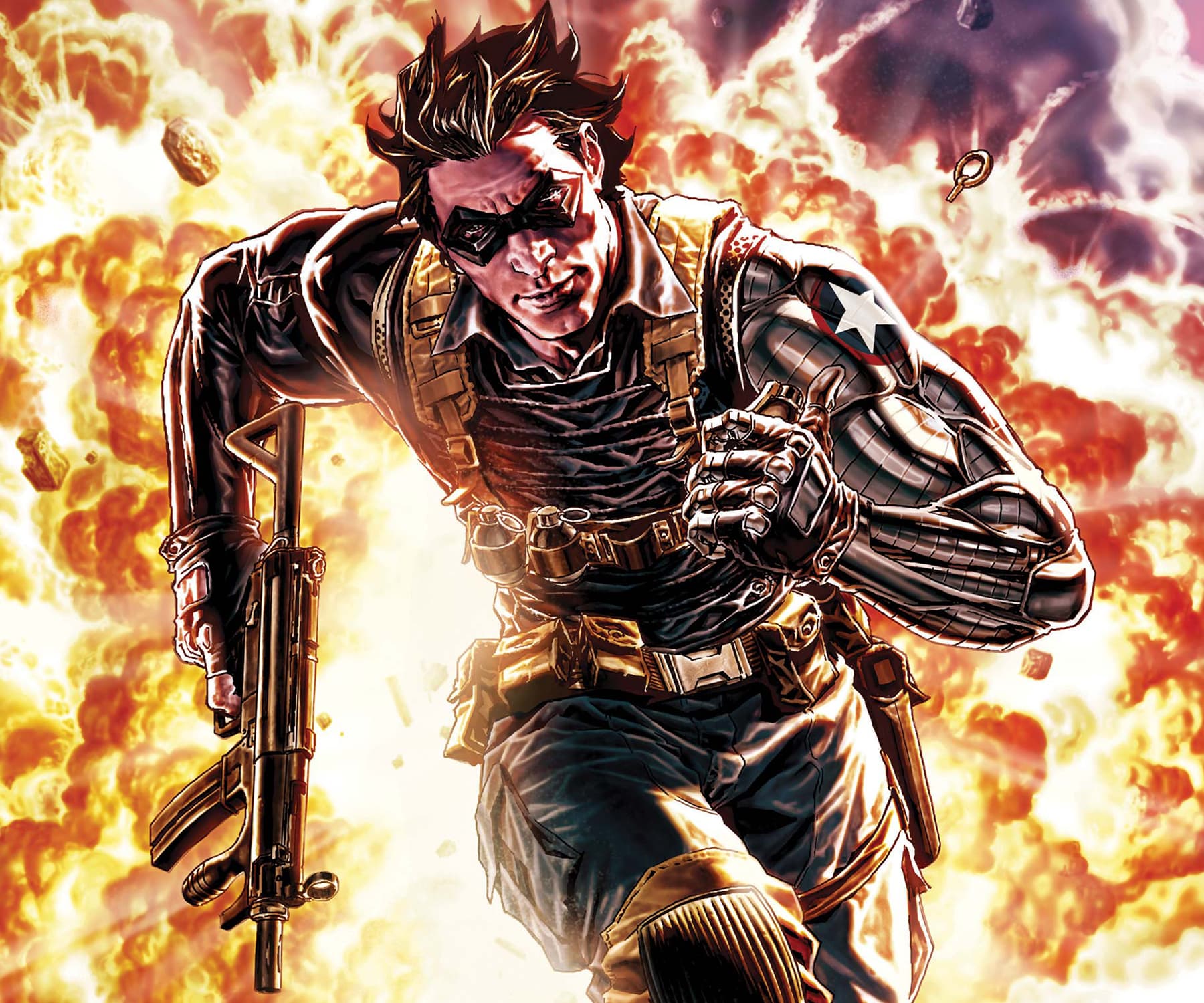WINTER SOLDIER (2012) #4 cover by Lee Bermejo