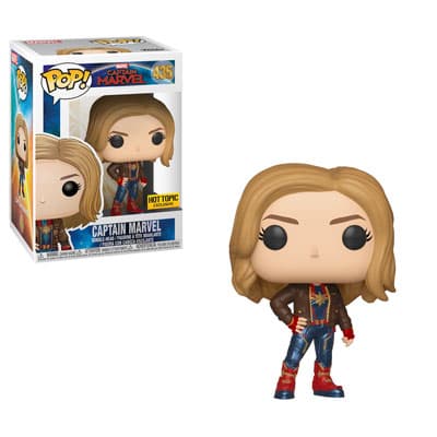 Hot Topic Captain Marvel jacket Pop!