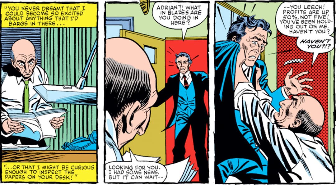 Toomes finds out that Bestman has been stealing funds from the company.