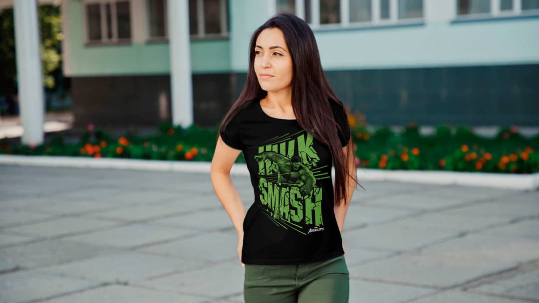 Hulk Smash Avengers Tee - Women