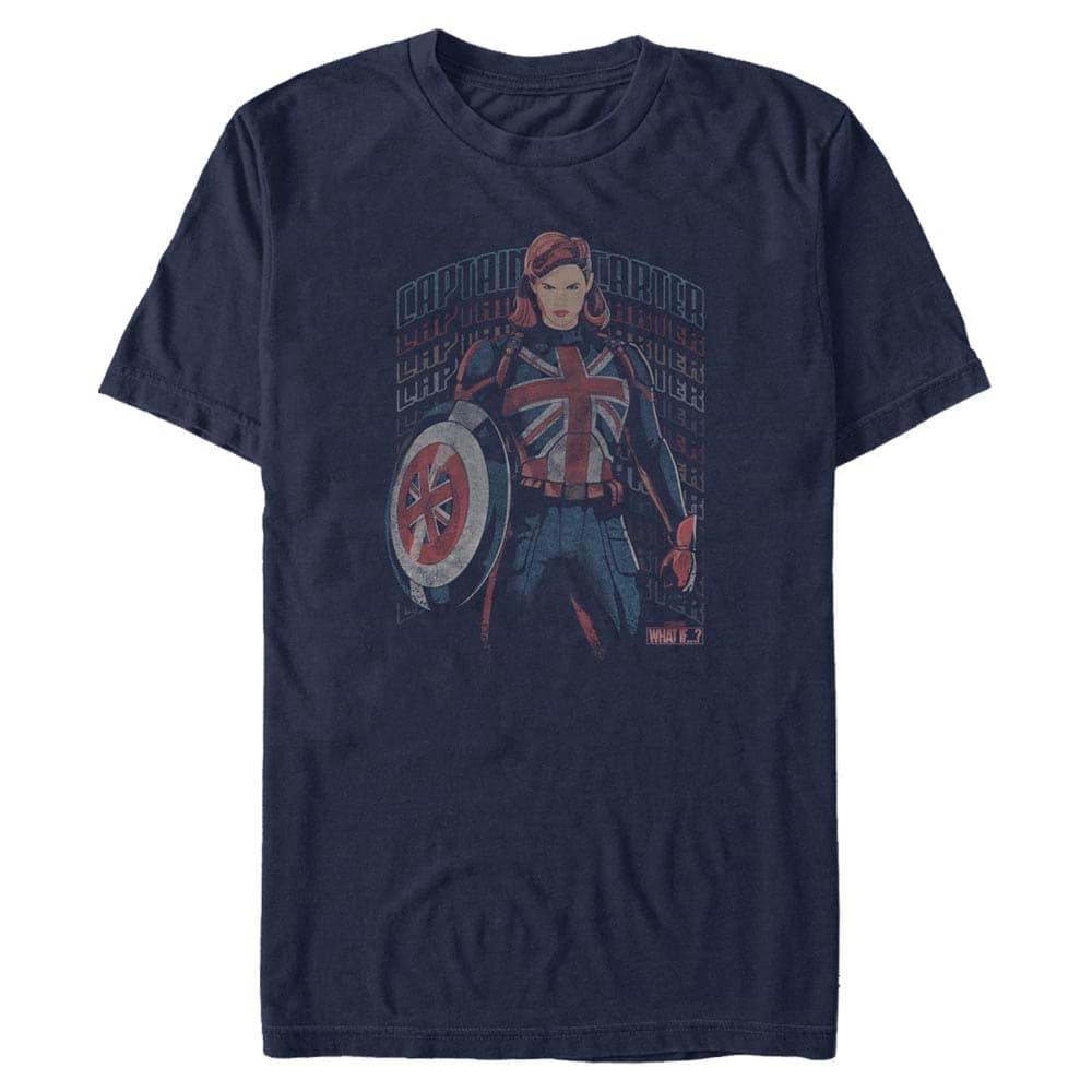Captain Carter T-Shirt / shop it <a href=https://www.hottopic.com/product/marvel-what-if...-the-hydra-stomper-captain-carter-girls-t-shirt/16496357.html>here</a>
