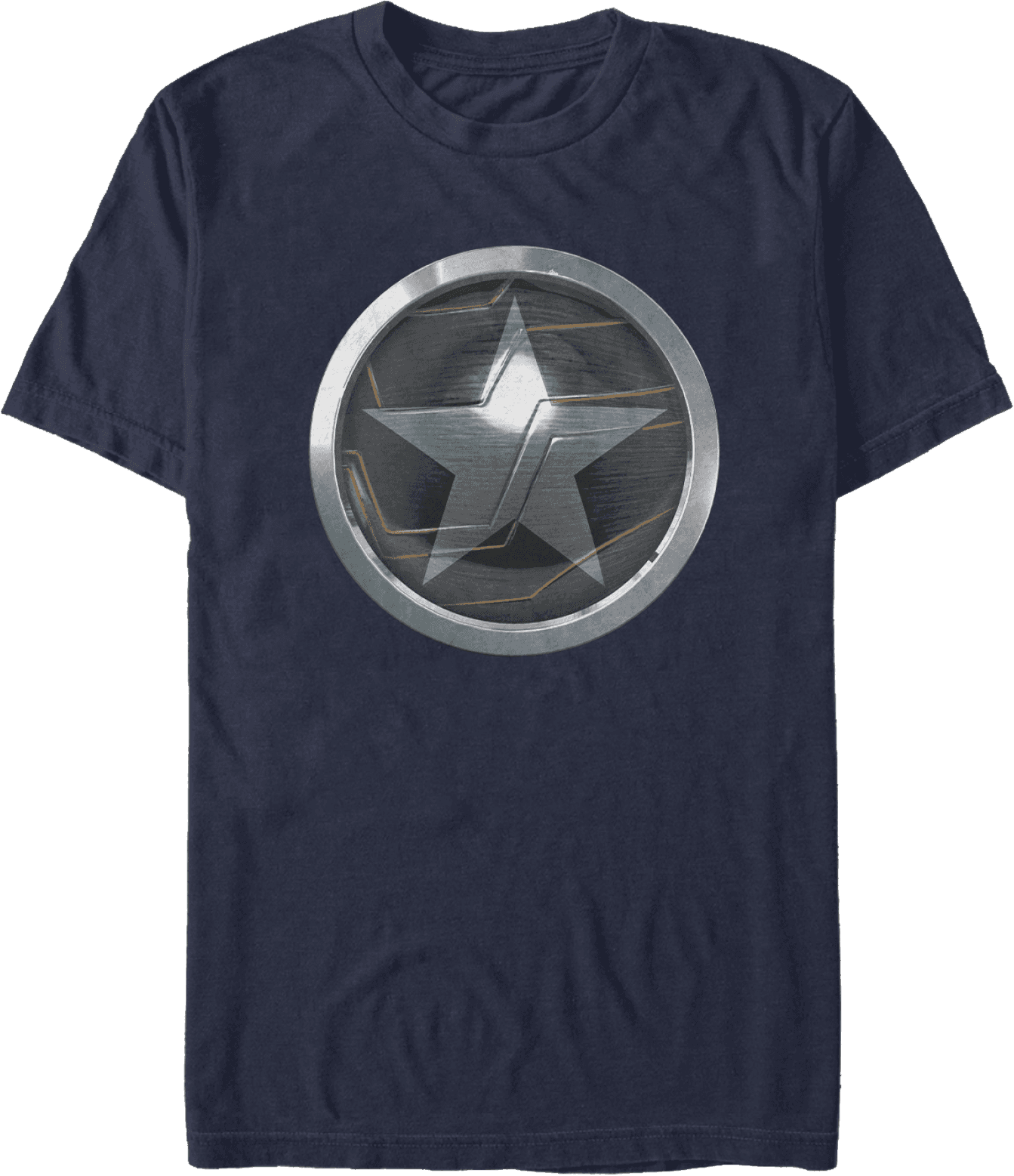 <a href=https://www.hottopic.com/product/marvel-the-falcon-and-the-winter-soldier-logo-girls-t-shirt/15221995.html>The Winter Soldier Logo T-Shirt</a> / Hot Topic