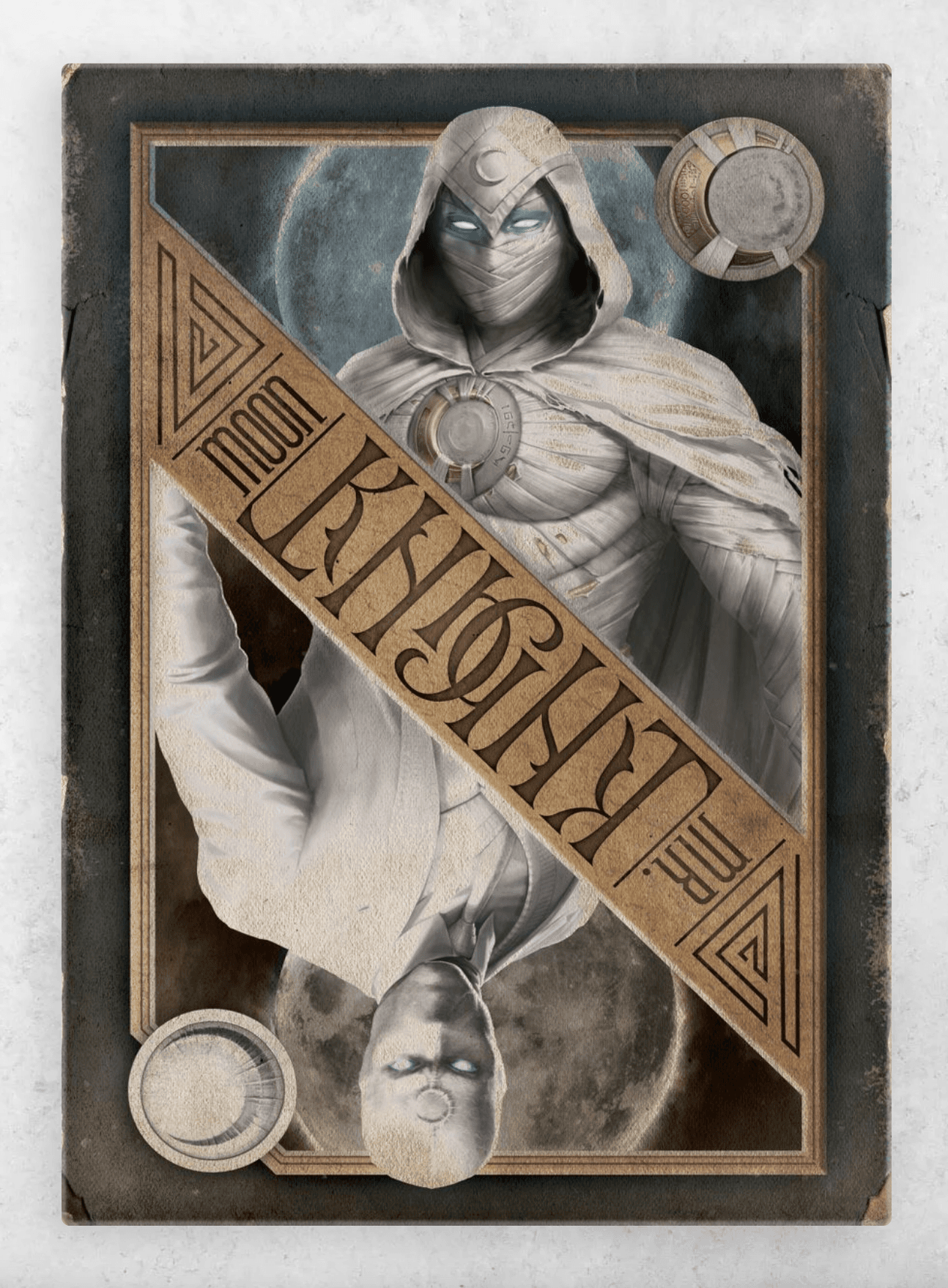Moon Knight Card Poster / shop it <a href=https://displate.com/displate/5325244>here</a>