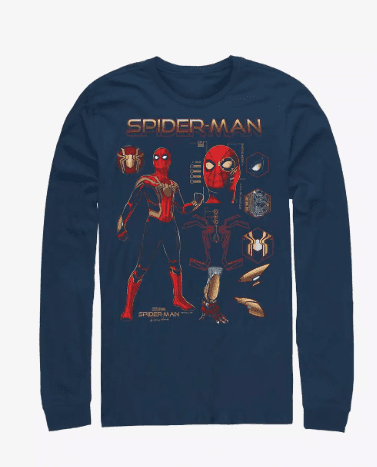 Marvel Spider-Man: No Way Home Spidey Stuff Long-Sleeve T-Shirt