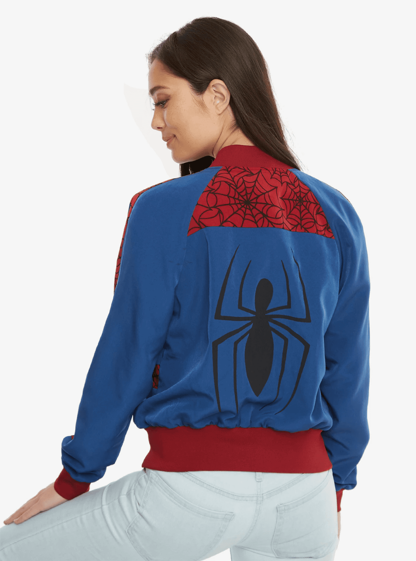 Spider-Man Satin Bomber Jacket / Her Universe