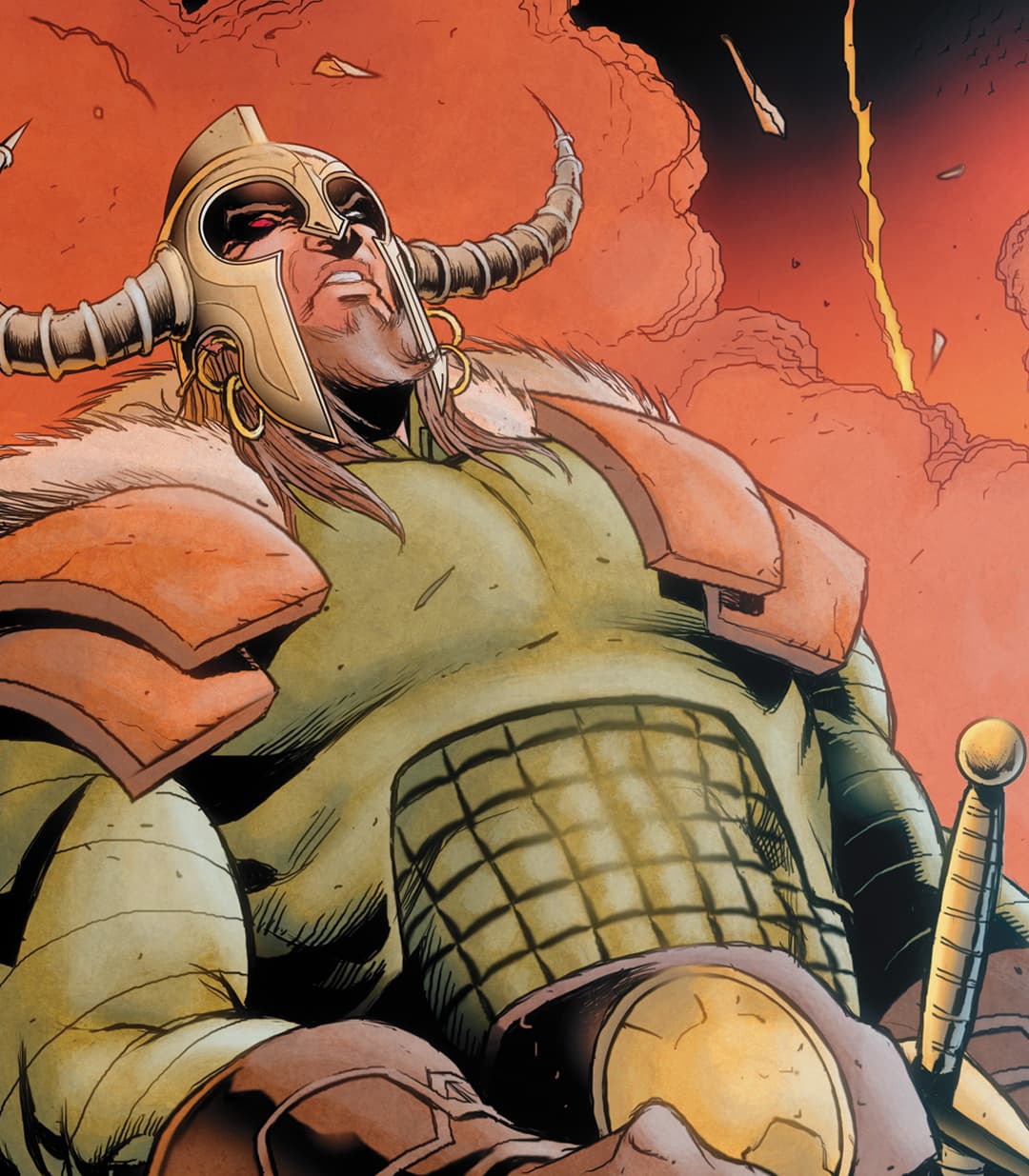 Heimdall, the Bifrot's guardian and Sentry of Asgard