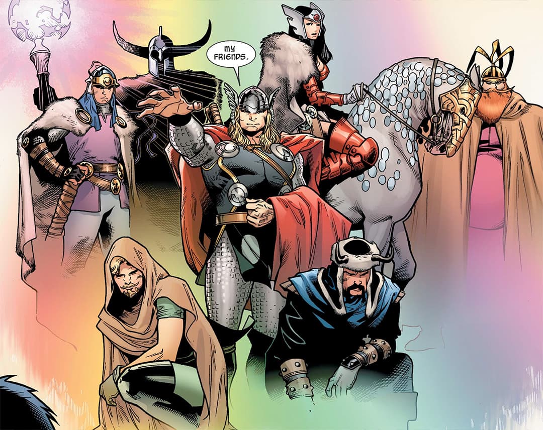 Thor and his friends