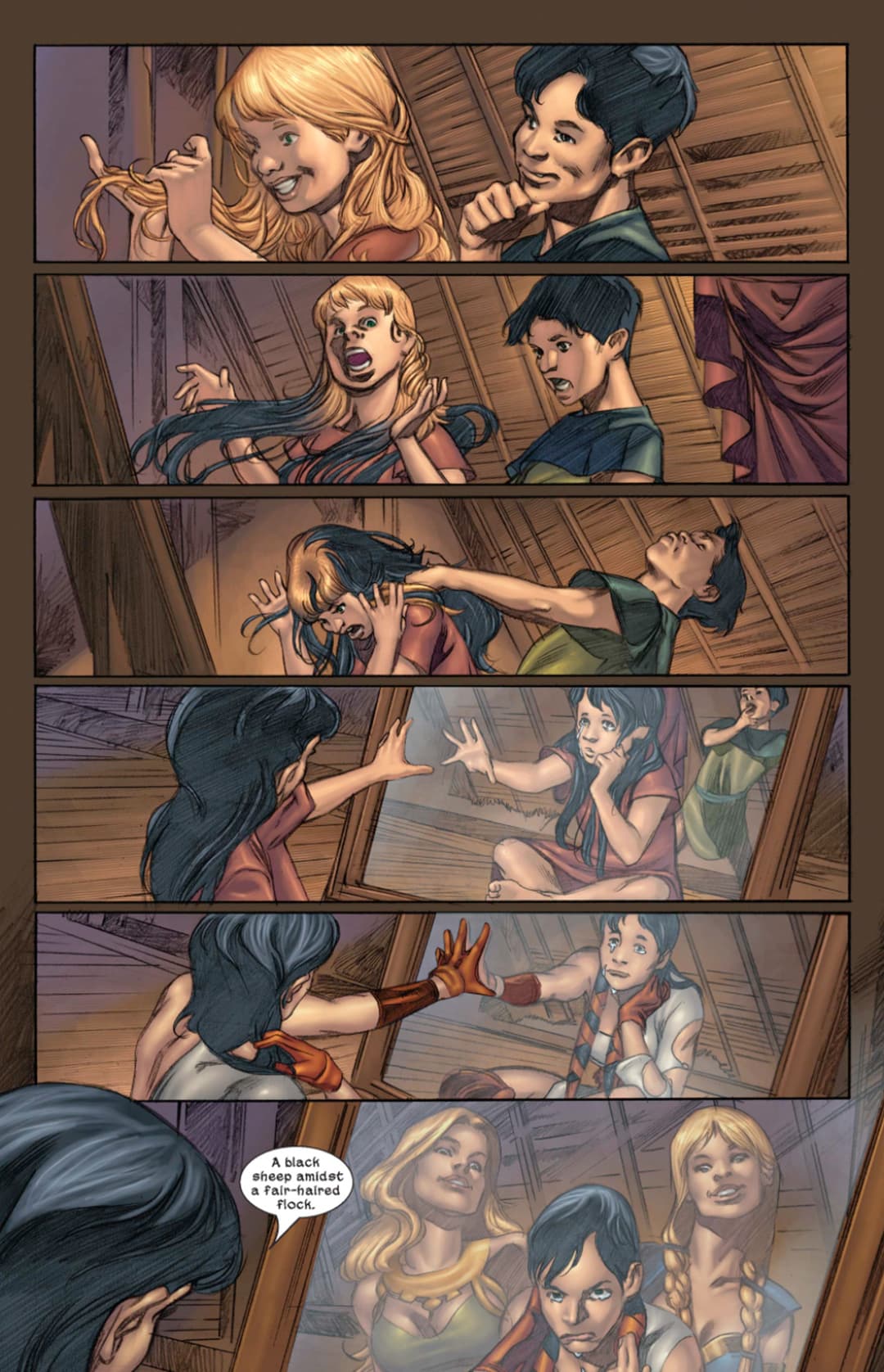 Sif's hair turning Black