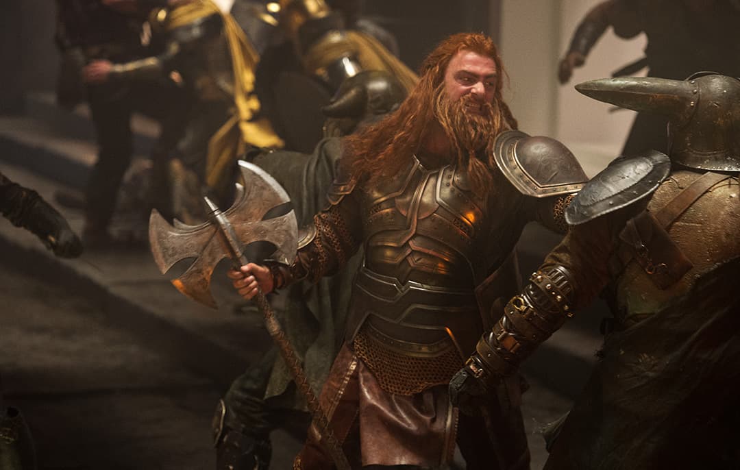 Volstagg in the heat of battle