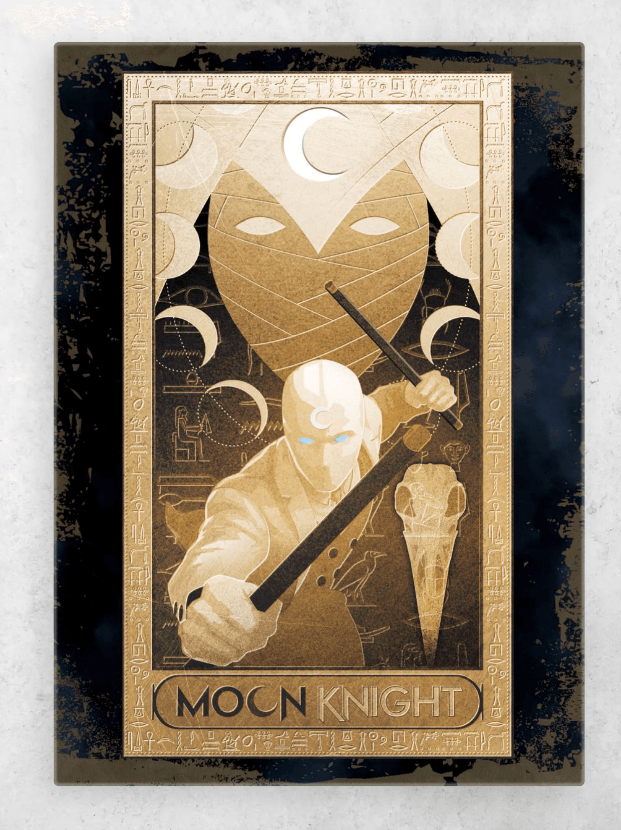 Moon Knight Sepia Poster / shop it <a href=https://displate.com/displate/5325254>here</a>