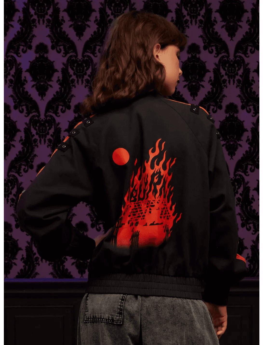 Her Universe Marvel Agatha All Along Alice Bomber Jacket