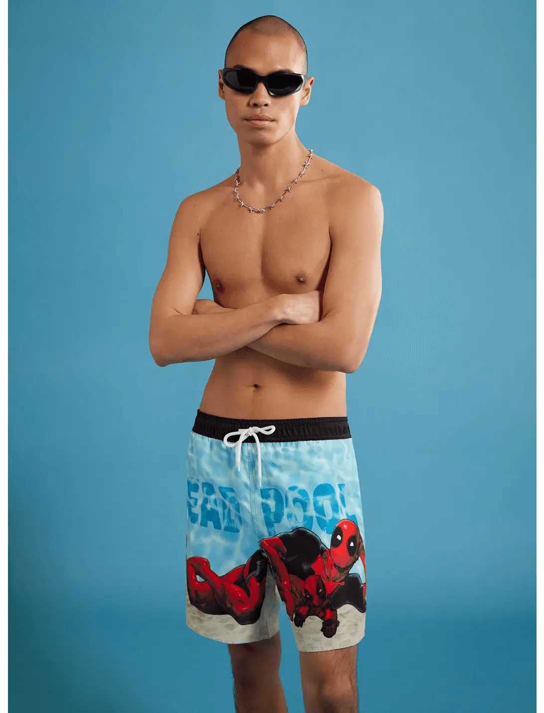 Marvel Deadpool Beach Swim Trunks