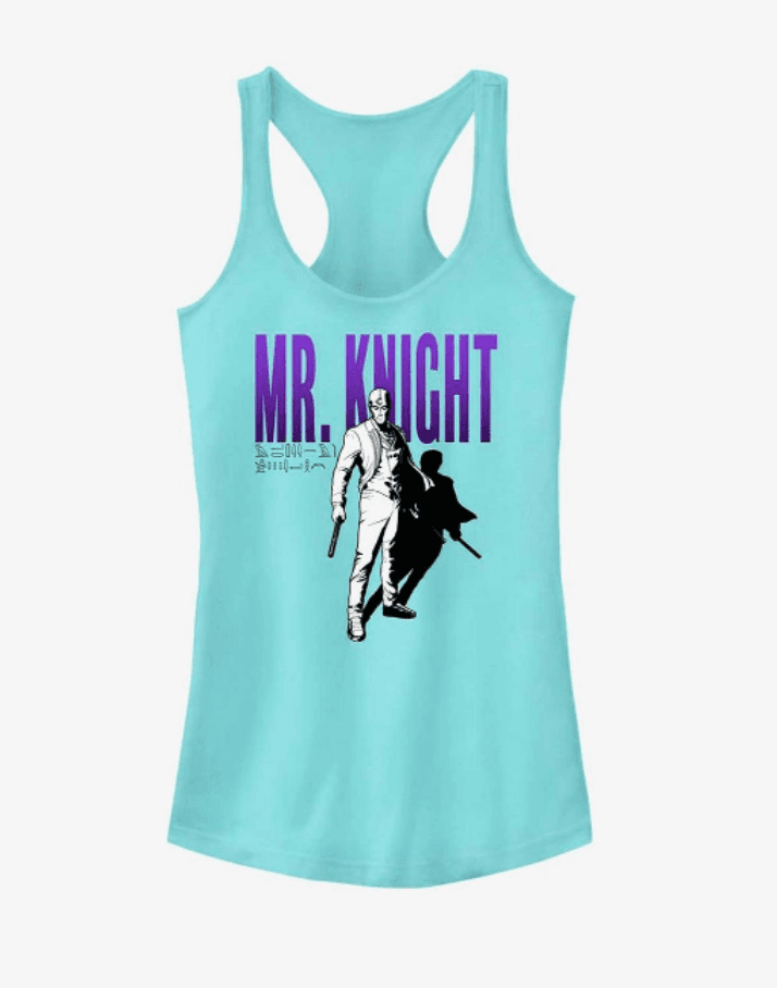Mr. Knight Shadow tank top / shop it <a href=https://www.hottopic.com/product/marvel-moon-knight-mr.-knight-shadow-girls-tank/18809161.html>here</a>