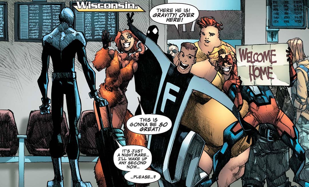 Gravity's arrival to the G.L.I