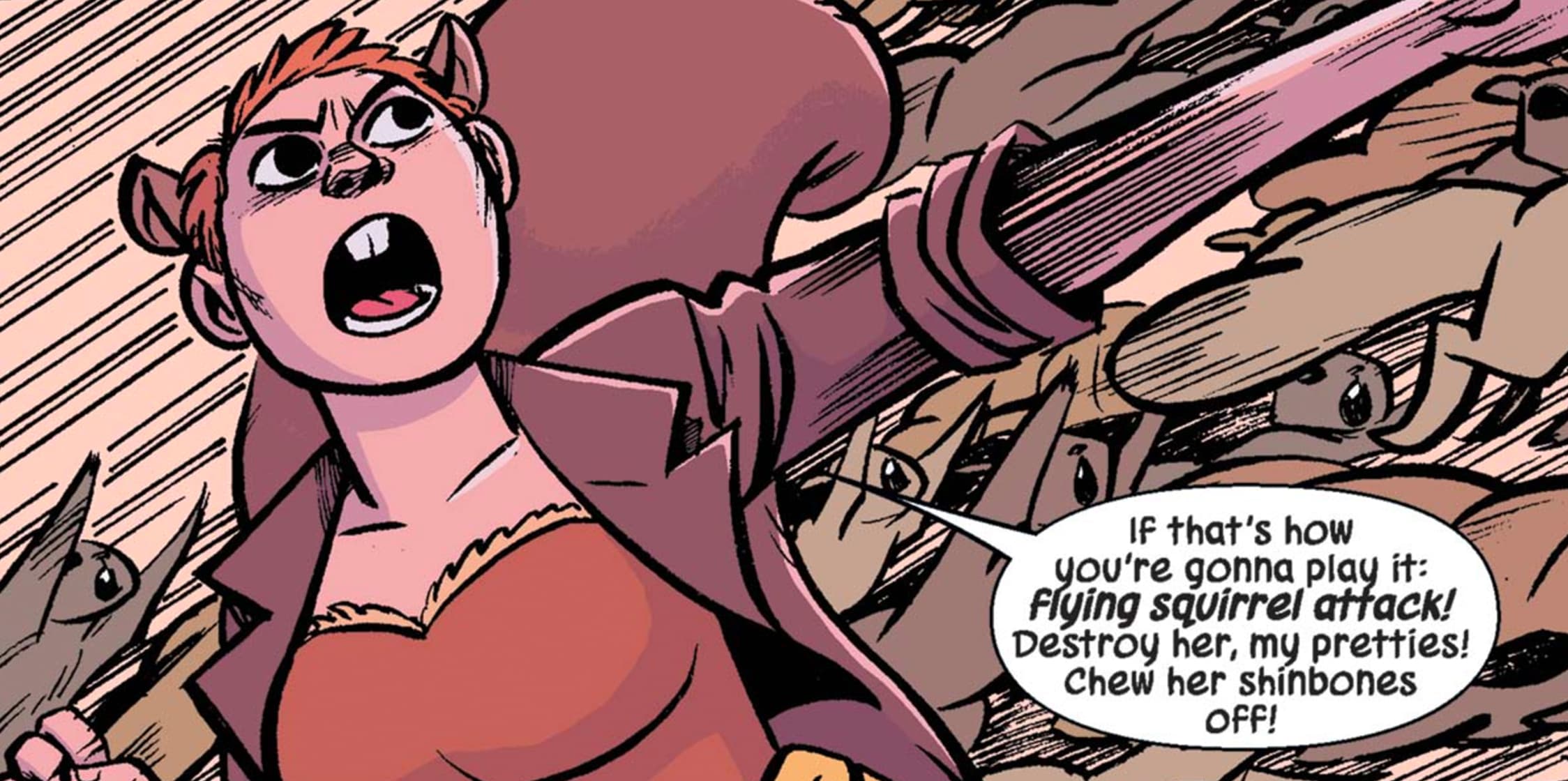 Ability to talk and comminicate to squirrels