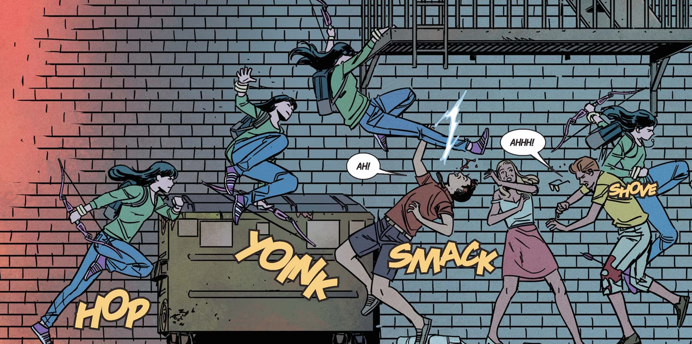 Kate Bishop Hand-to-hand combat