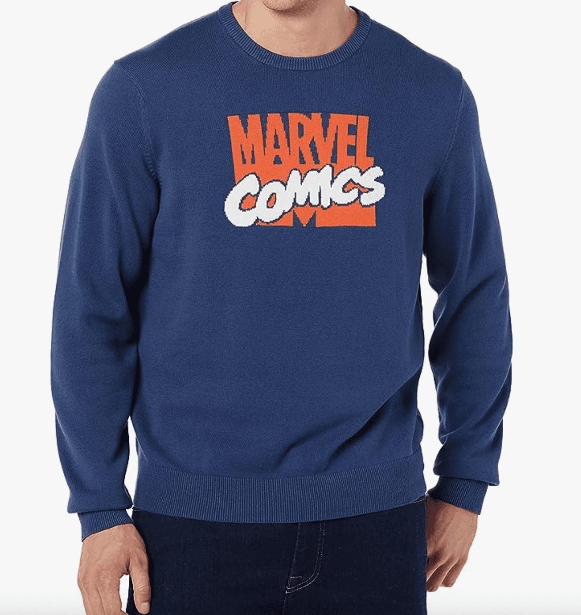 Shop it <a href=https://www.amazon.com/Amazon-Essentials-Disney-Sweaters-Marvel/dp/B09R4ND7Y9>here</a>