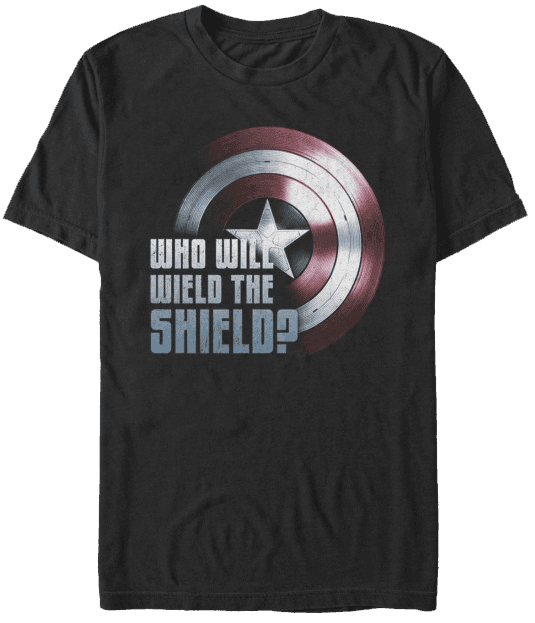 <a href=https://www.hottopic.com/product/marvel-the-falcon-and-the-winter-soldier-wielding-the-shield-t-shirt/15222611.html>Wielding The Shield T-Shirt</a> / Hot Topic