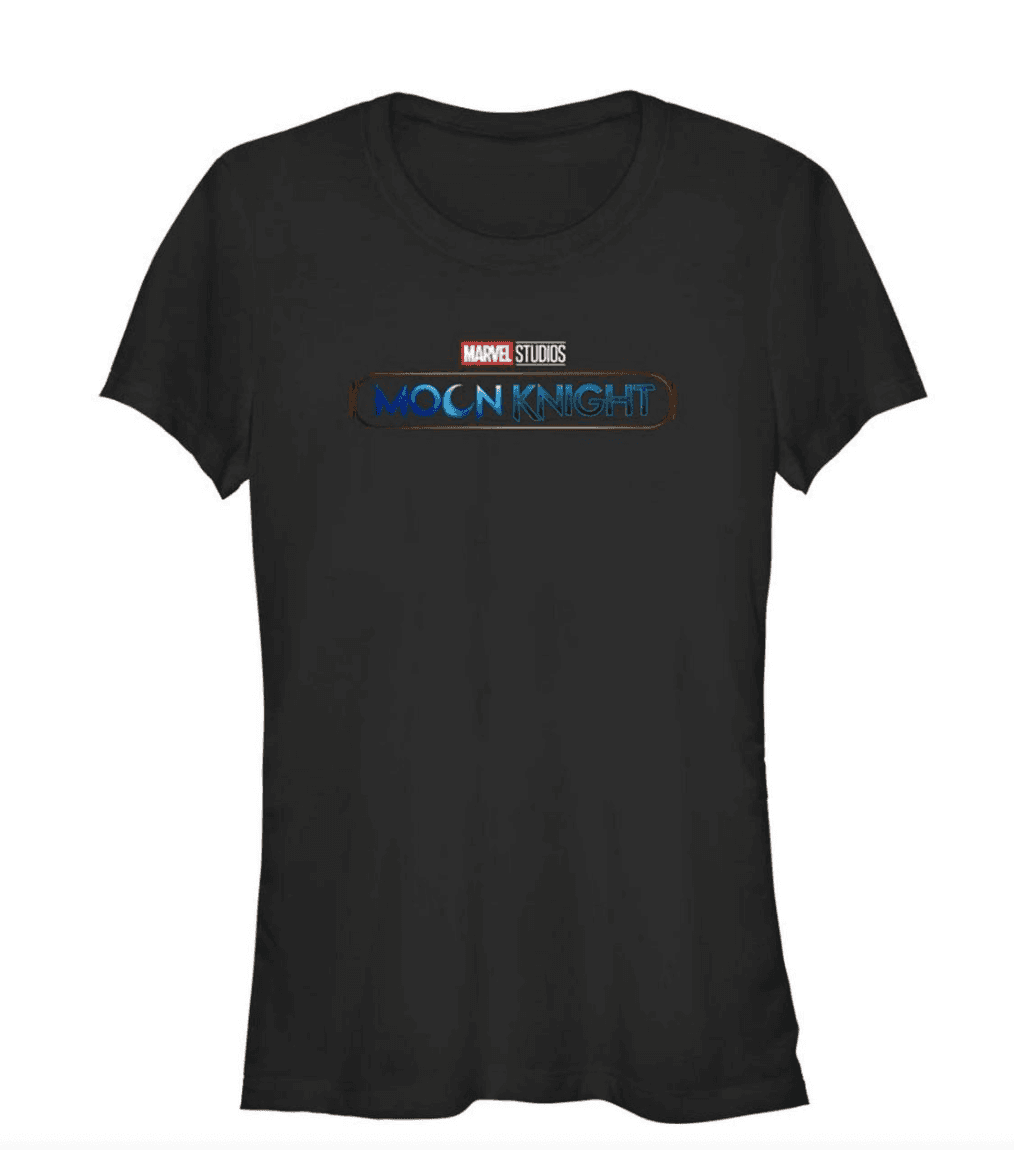 Moon Knight Logo T-Shirt / shop it <a href=https://www.amazon.com/Marvel-Moon-Knight-Premium-T-Shirt/dp/B09M6NGSRS>here</a>