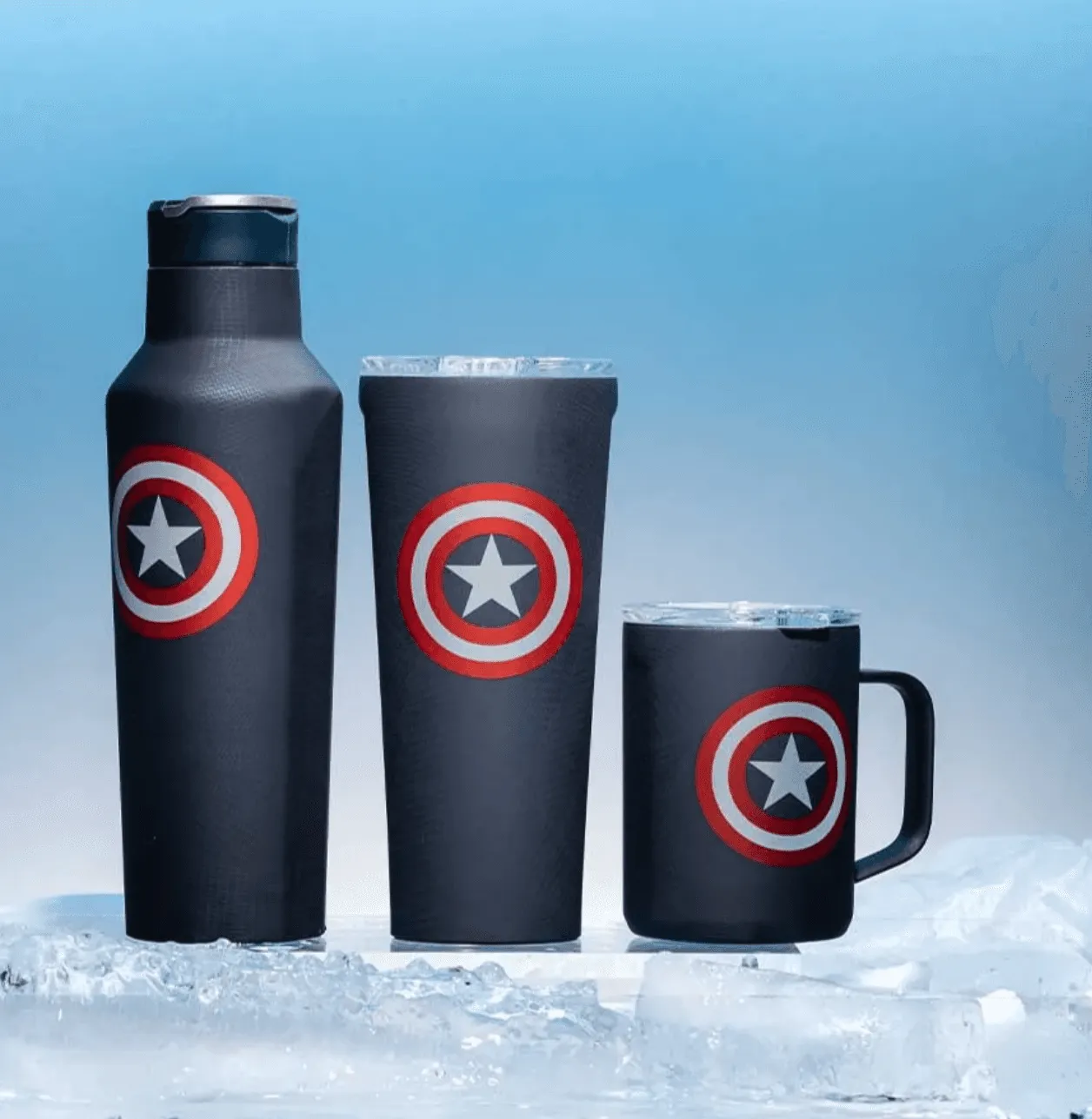  Marvel Sport Canteen / shop it <a href=https://corkcicle.com/products/marvel-sport-canteen?variant=39731217170520>here</a>