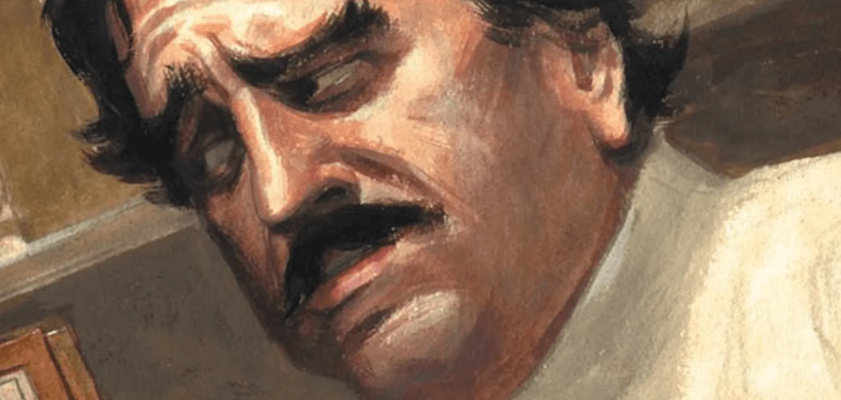 Retrato oficial de Abraham Erskine na página da Marvel.