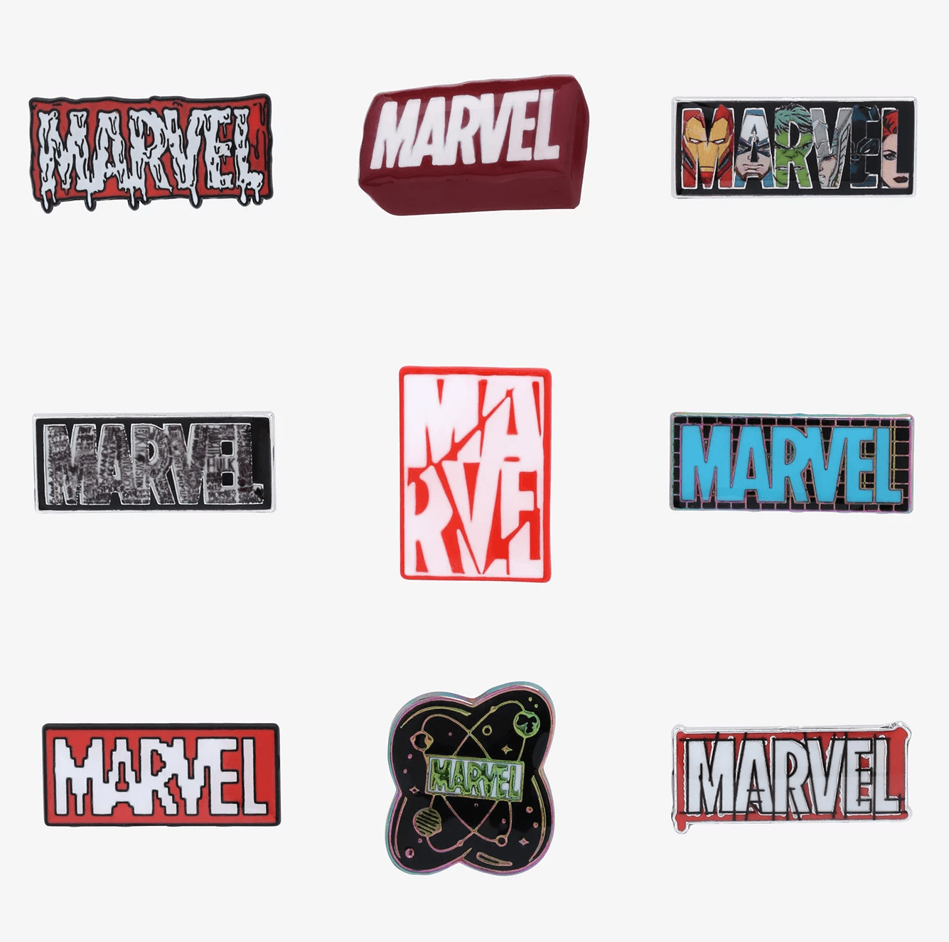 Marvel Logo Blind Box Enamel Pin / BoxLunch