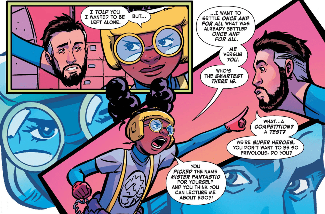 Meeting and challenging Mister Fantastic