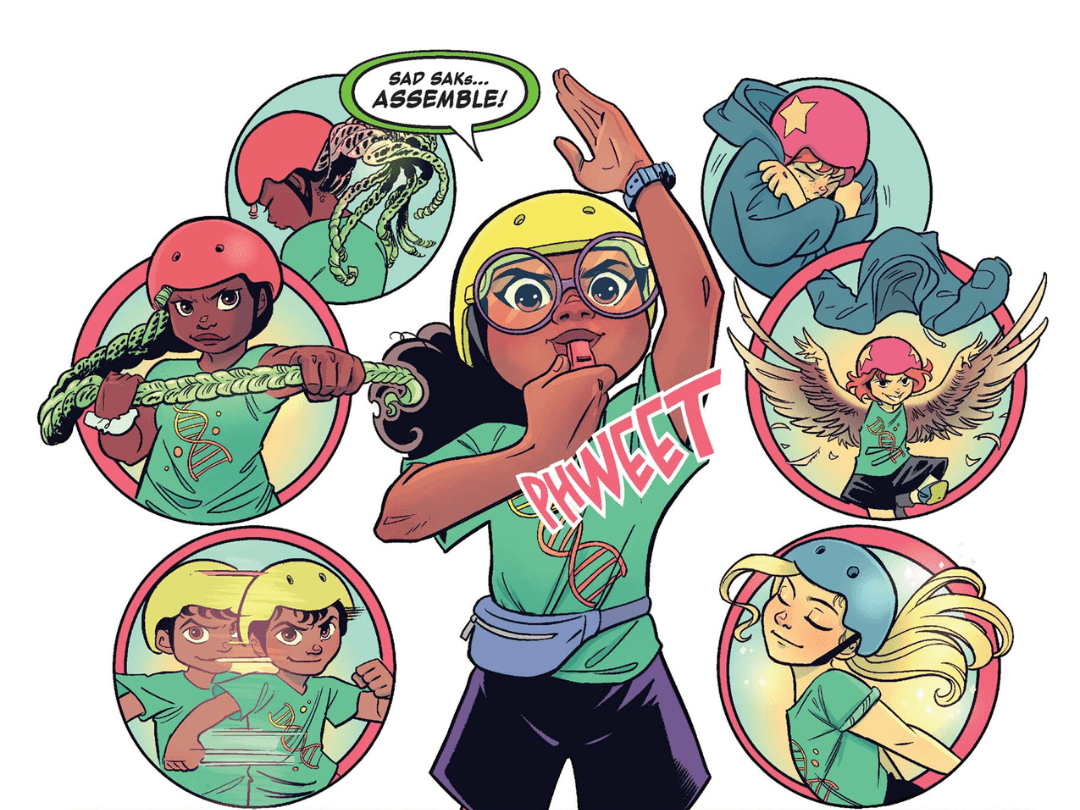 Lunella founds the derby team, the SAD SAKs