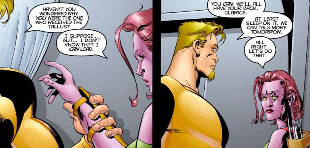 Blink questioning if she is the right leader for the team