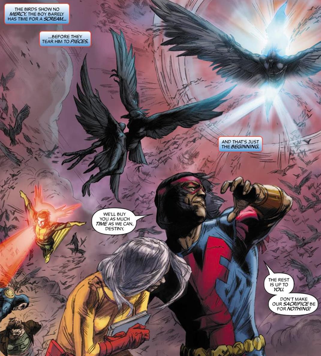 Thunderbird showing his strength in battle