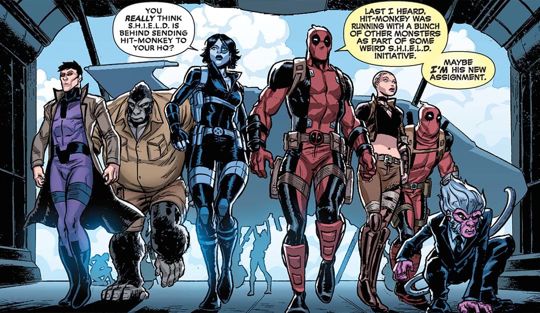 Domino teams up with Deadpool and team